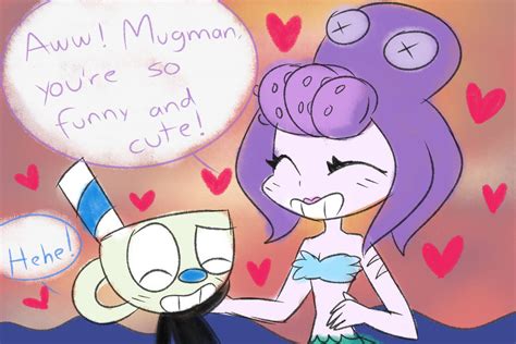 cala maria and mugman|cala maria x mugman comic.